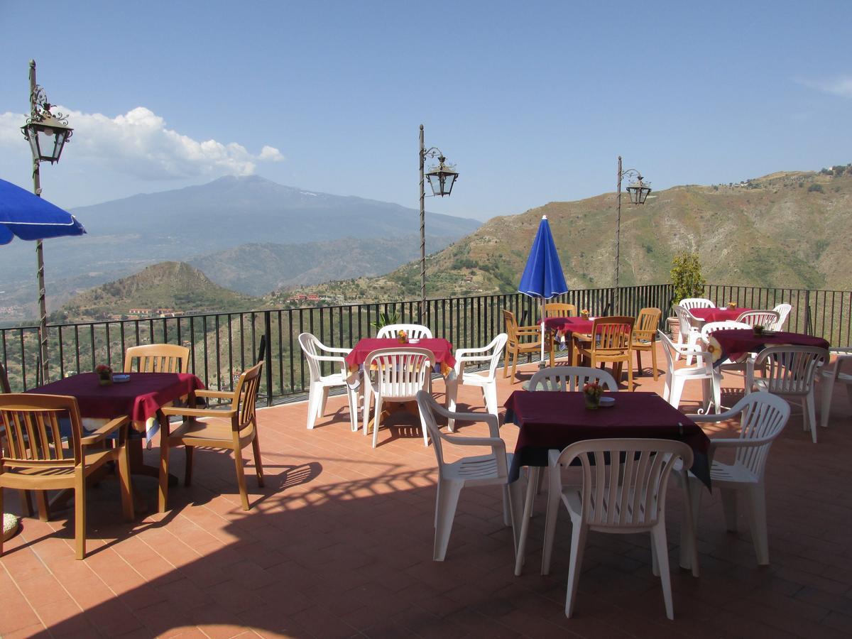 Hotel Panorama Di Sicilia Castelmola Bagian luar foto