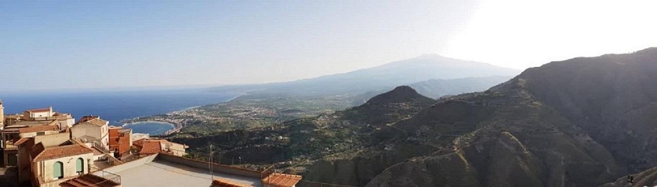 Hotel Panorama Di Sicilia Castelmola Bagian luar foto